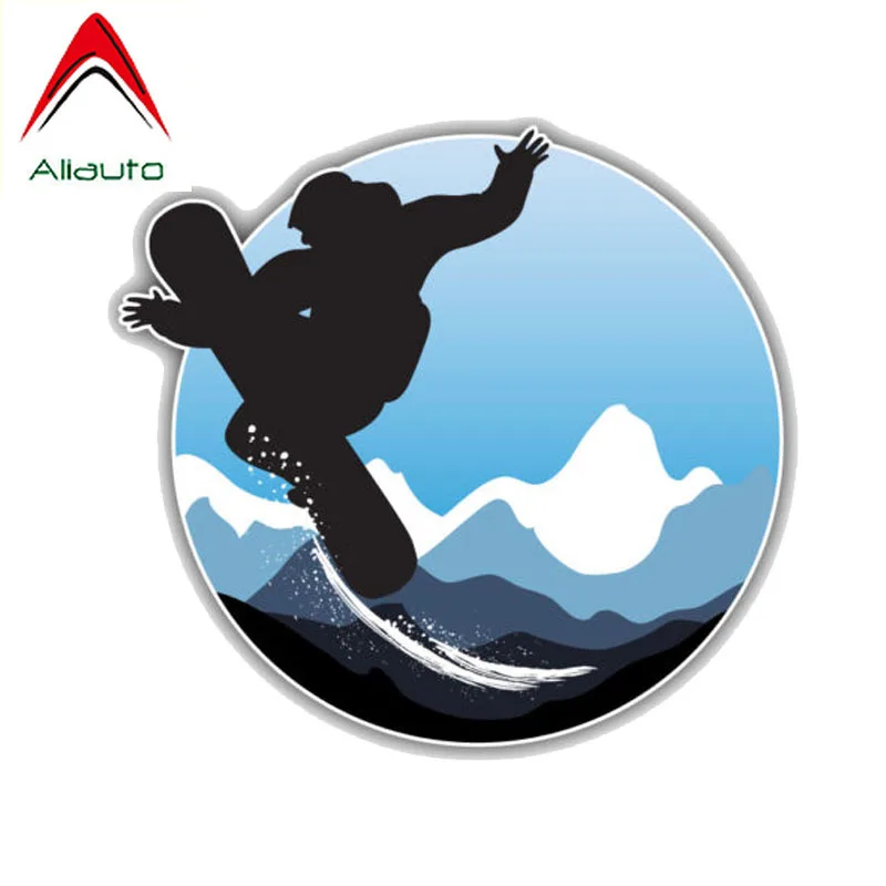 

Креативная мультяшная Автомобильная наклейка Aliauto, снегоход, прыгающий, ПВХ мотоцикл, водонепроницаемая, солнцезащитная, защита от УФ-лучей...