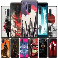 Silicone Case for OnePlus Nord Pro N10 N100 Back Cover 7Pro 8Pro TPU Phone Funda Capa Samurai Japan Art Shell