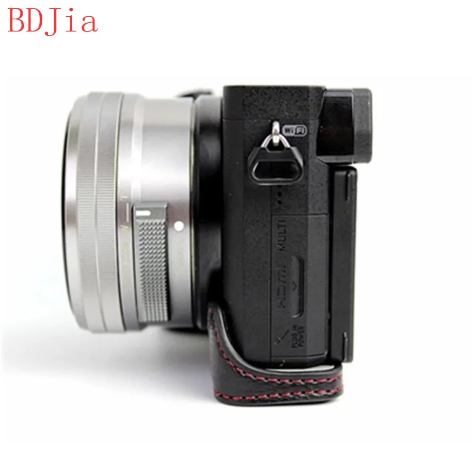 Основание корпуса для половины камеры из натуральной яловой кожи Sony A6100 A6400 A6300 A6000