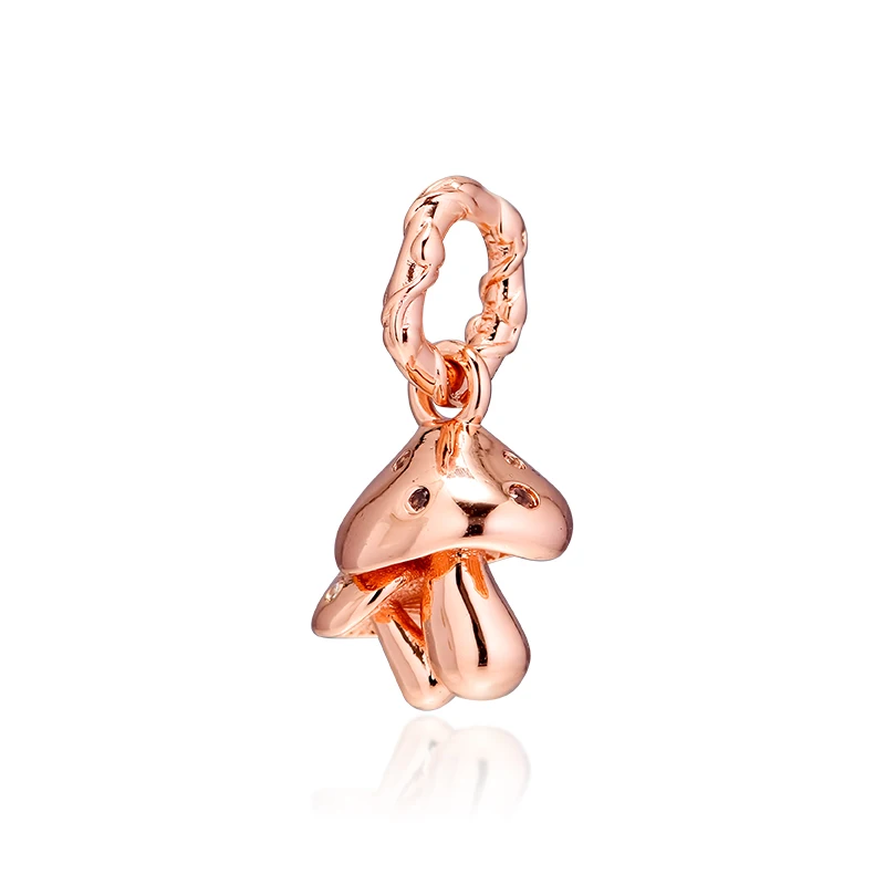 CKK Fit Pandora браслет сверкающий Гриб Бусины Для Подвески для изготовления украшений Стерлинговое Серебро 925 оригинальные бусины Шарм Kralen perle