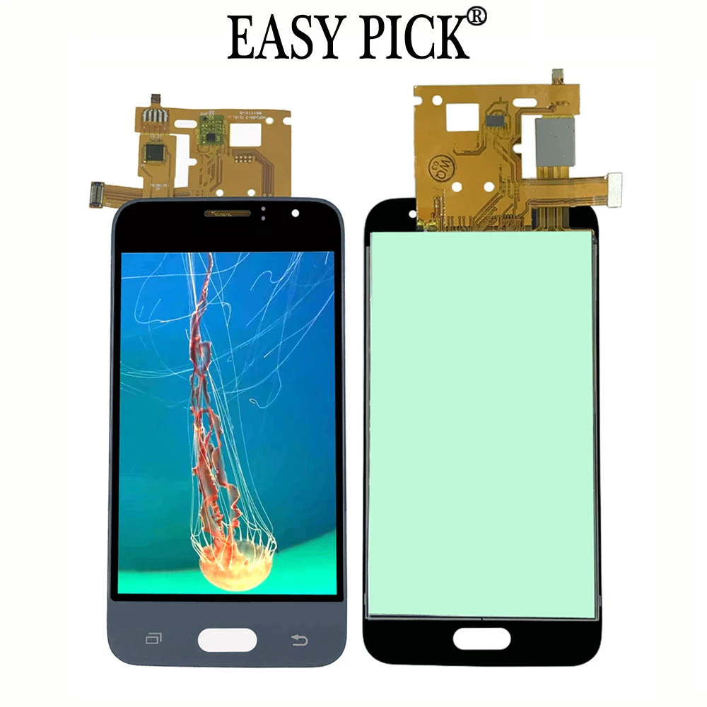 Black Для samsung Galaxy J1 J120F/DS J120F J120M J120H/DS J120G ЖК-дисплей кодирующий преобразователь сенсорного экрана в сборе - Цвет: Black