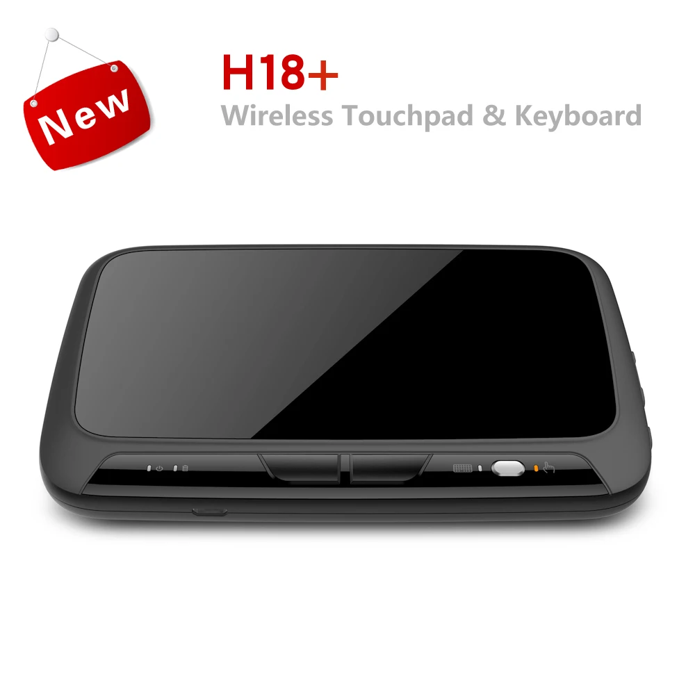 H18 Plus 2,4 ГГц Беспроводная Мини Клавиатура Тачпад с функцией подсветки Air mouse Game H18+ клавиатуры для Smart T - Цвет: H18 Plus