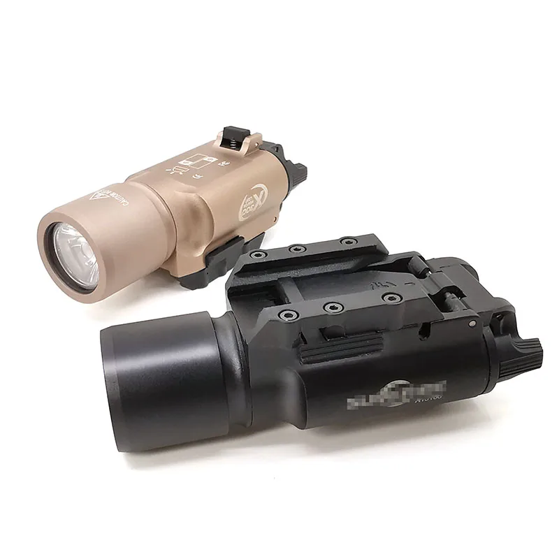 

High Output Tactical hunting scope X300 Pistol Gun Light Weapon light Lanterna Airsoft Flashlight Fit 20mm Weaver Rail