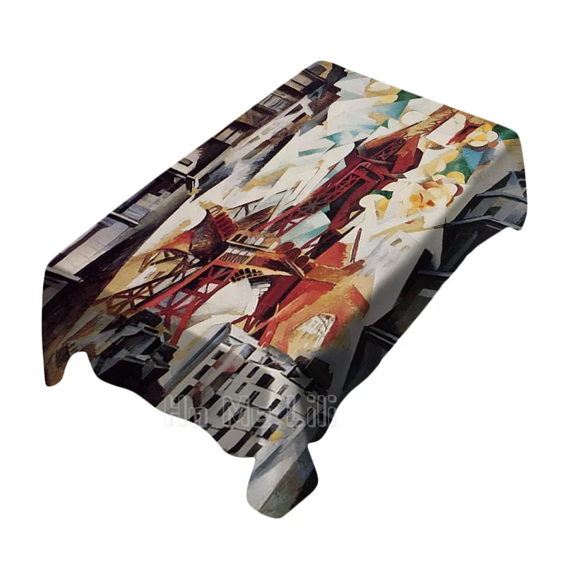 Эйфелева башня абстрактное искусство всемирно известная площаза поля делауне