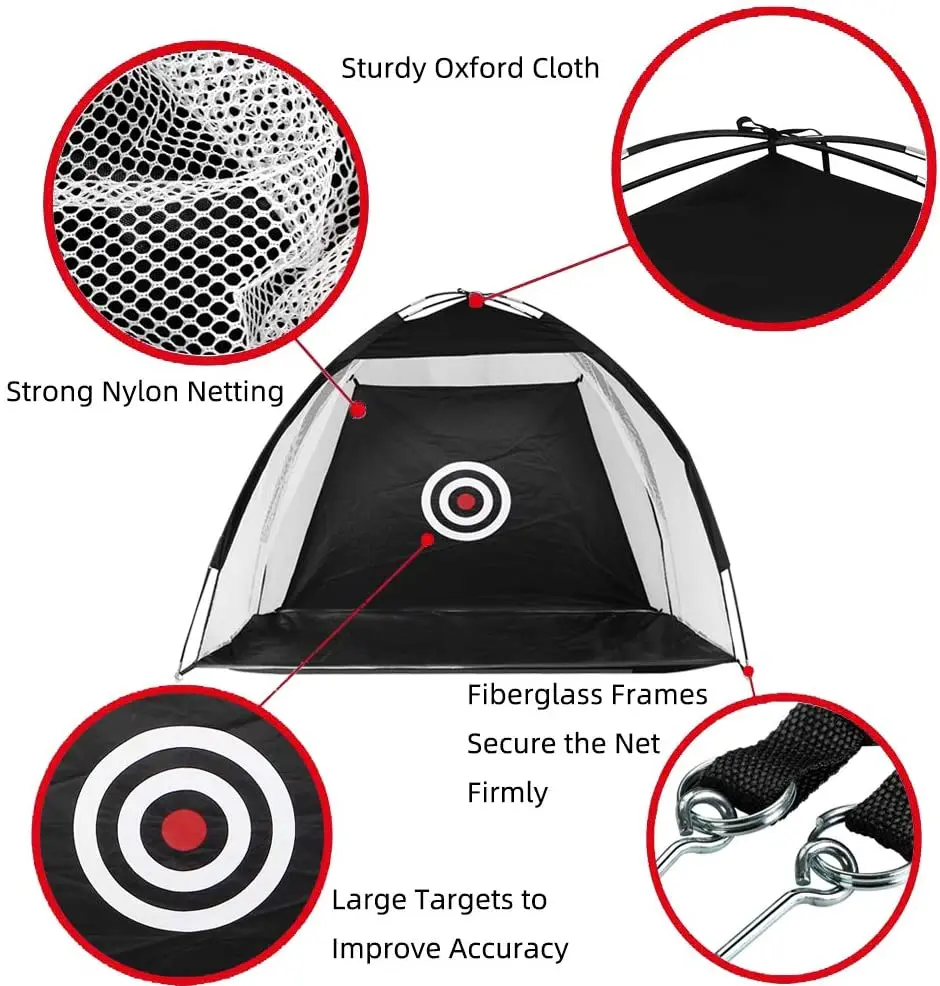 2M 3M Practice Golf Net &amp Mat Pop Up Chipping Hitting Batting Cage Indoor Outdoor Garden Grassland Golfer Training Drop Shipping | Спорт и