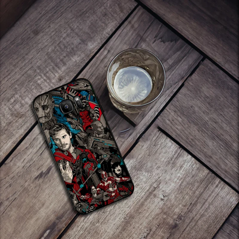 Основатель Marvel Мягкий силиконовый чехол для телефона samsung Galaxy S6 S8 Edge S7 S9 Plus S10 S10E Note