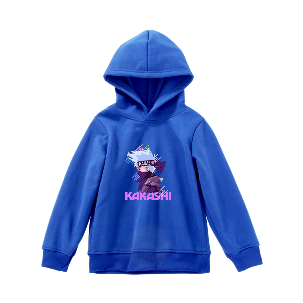 

Japanese Anime Kakashi Kids Hoodie Kakaseisei Harajuku Cute Hoodies Sweatshirt Boys and Girls Velvet Fashion Clothing