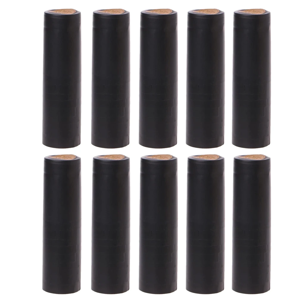 

60mm High Wine Bottle Heat Shrink PVC Capsules for Wine Cellar or Homebrew x100