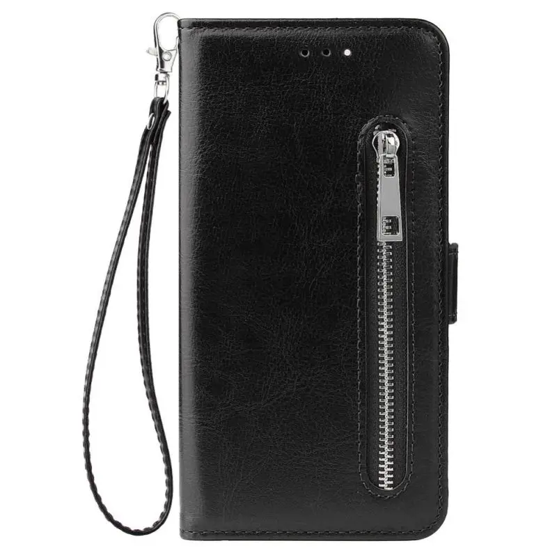 Новые Флип-Чехлы с держателем слотами для карт двойная пряжка застежка-молния и