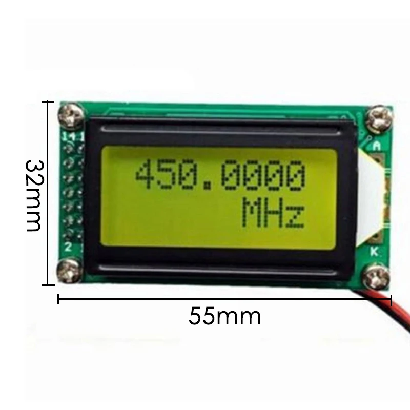 DC 9-12V 1MHz-1.2GHz RF Frequency Counter Tester Digital PLJ-0802-E LCD0802 LCD Meter For Ham Radio 1-1200mhz DIY Kit | Инструменты