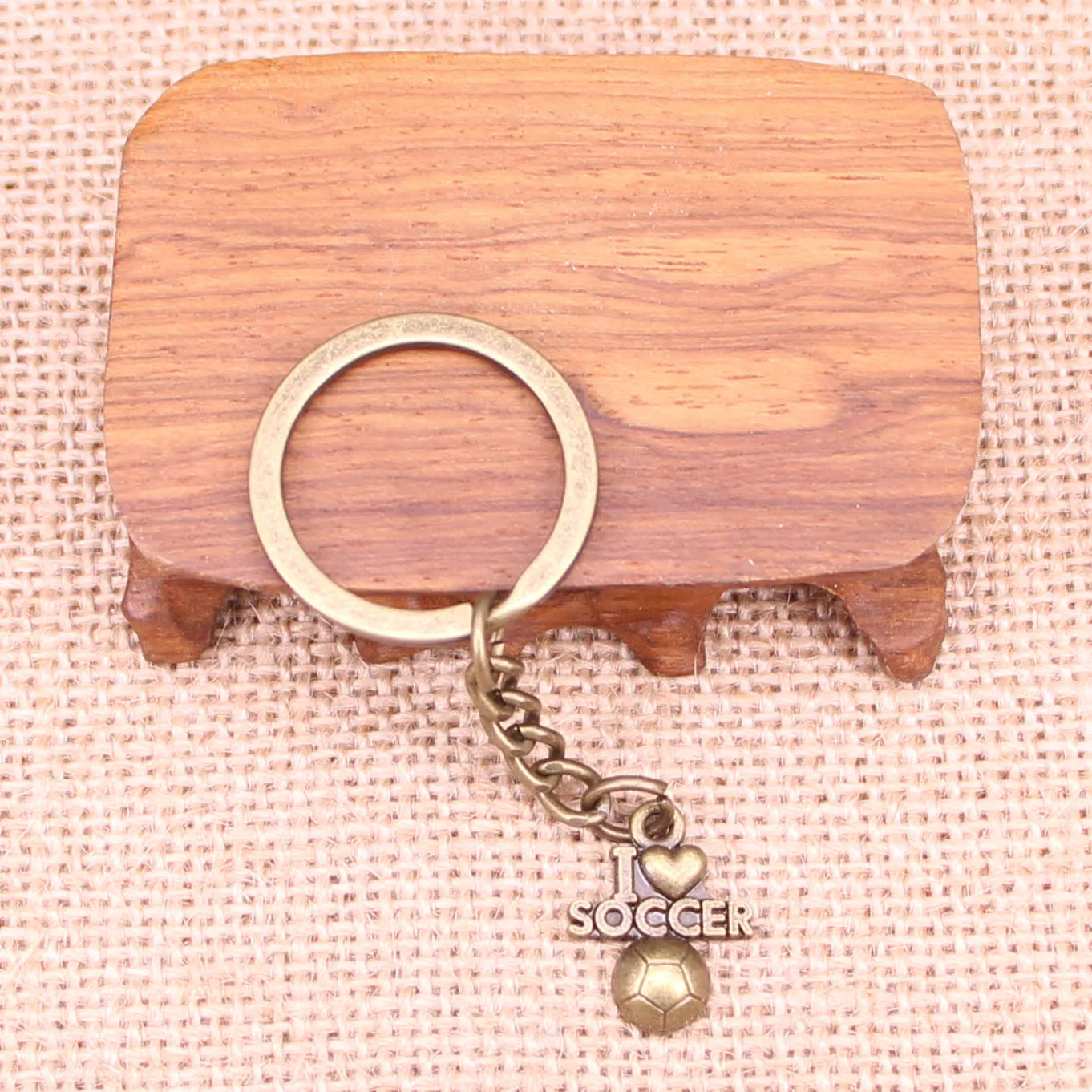 20 шт новый модный брелок 20x16 мм I love подвески Футбол DIY мужские ювелирные изделия