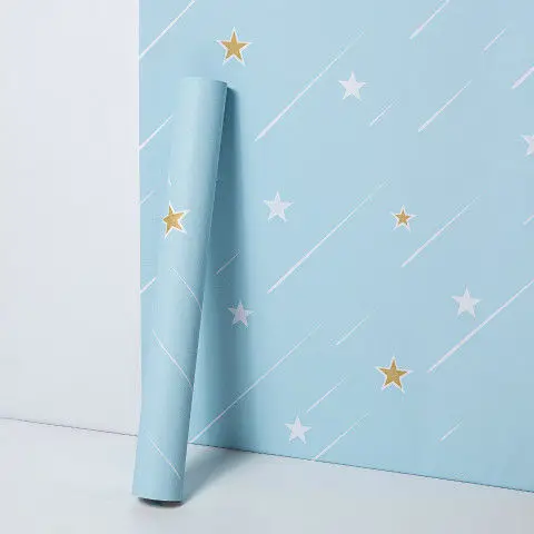 

Self adhesive wallpaper 100 m large roll waterproof moisture proof living room background wallpaper bedroom dormitory wallpaper