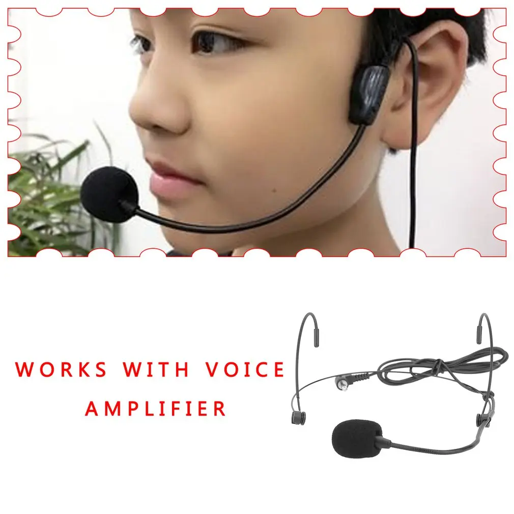 Однонаправленная головная гарнитура с крючком микрофон микрофоном гибкая