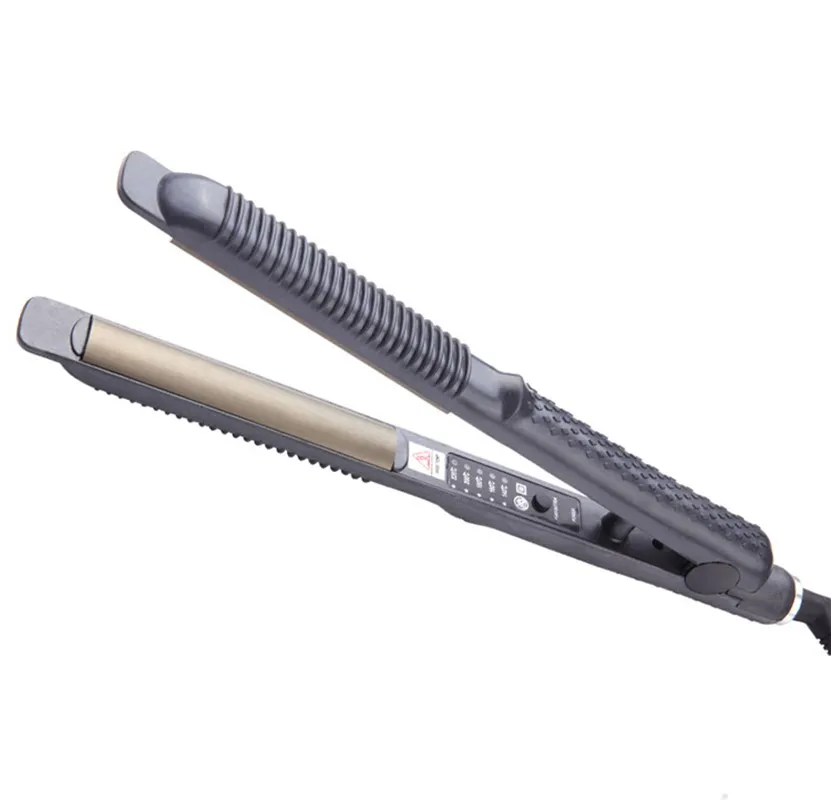 Профессиональный Выпрямитель для волос 2 в 1 щипцы завивки выпрямитель с