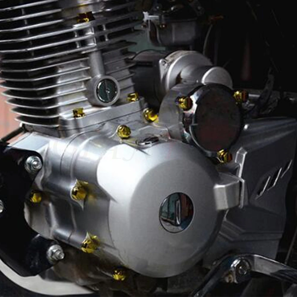 Винтовая гайка для мотоцикла 30 шт. крышка болта украшение модное kawasaki suzuki honda yamaha