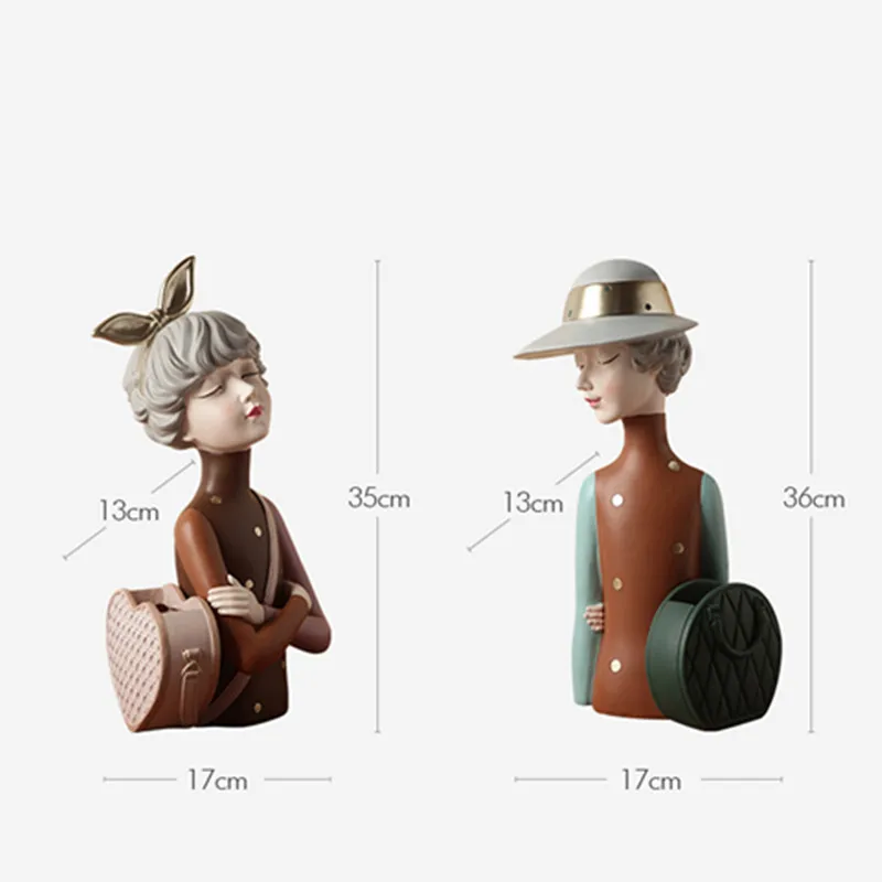 

Nordic Retro Cute Makeup Box Modern Home Decoration Table Decoration Living Room Items Multifunctional Decoration