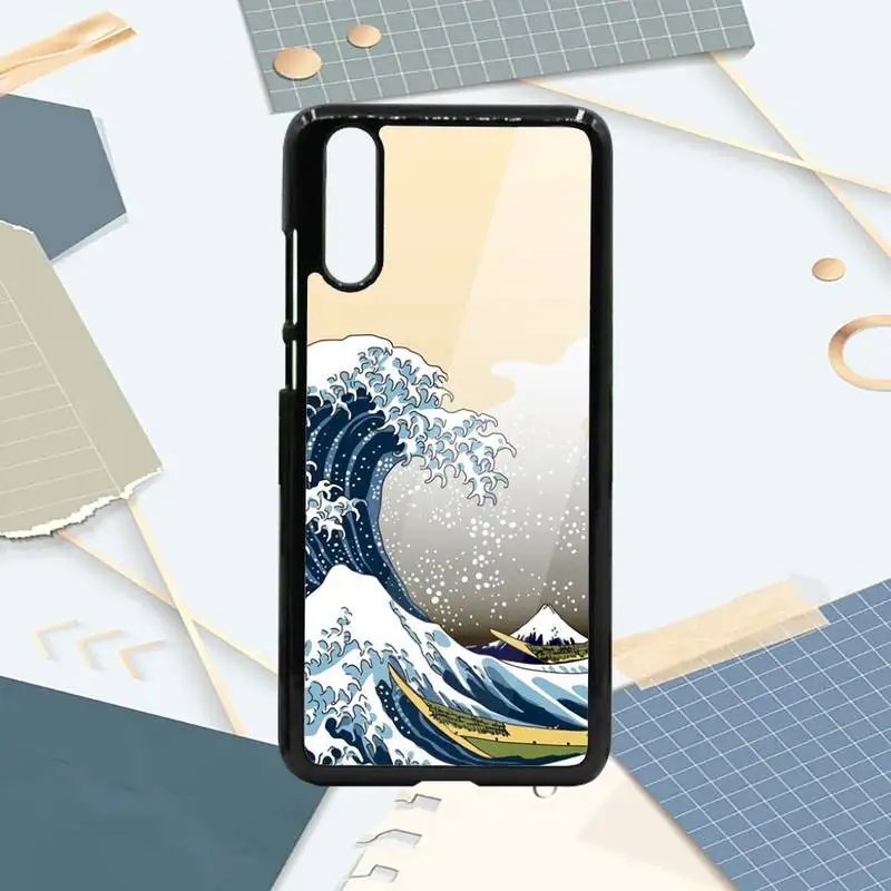 

The Big Wave of kanagawa Phone Case PC For Samsung galaxy S note 8 9 20 10 e lite2019 plus pro ultra