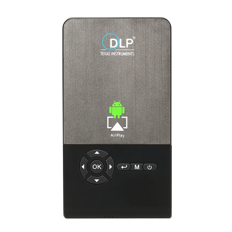 Портативный C2 мини DLP проектор Android 7 1 WiFi мультимедийный с технологией Bluetooth
