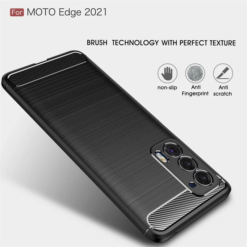 Case For Motoroal Moto Edge 2021 Cover For Moto Edge 2021 Cover Soft Shockproof Bumper Full TPU For Fundas Moto Edge 2021 Case