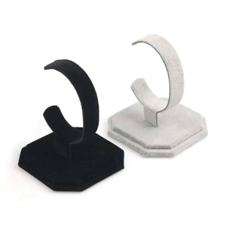 Вельветовый демонстрационный стеллаж для ювелирных изделий браслетов часов