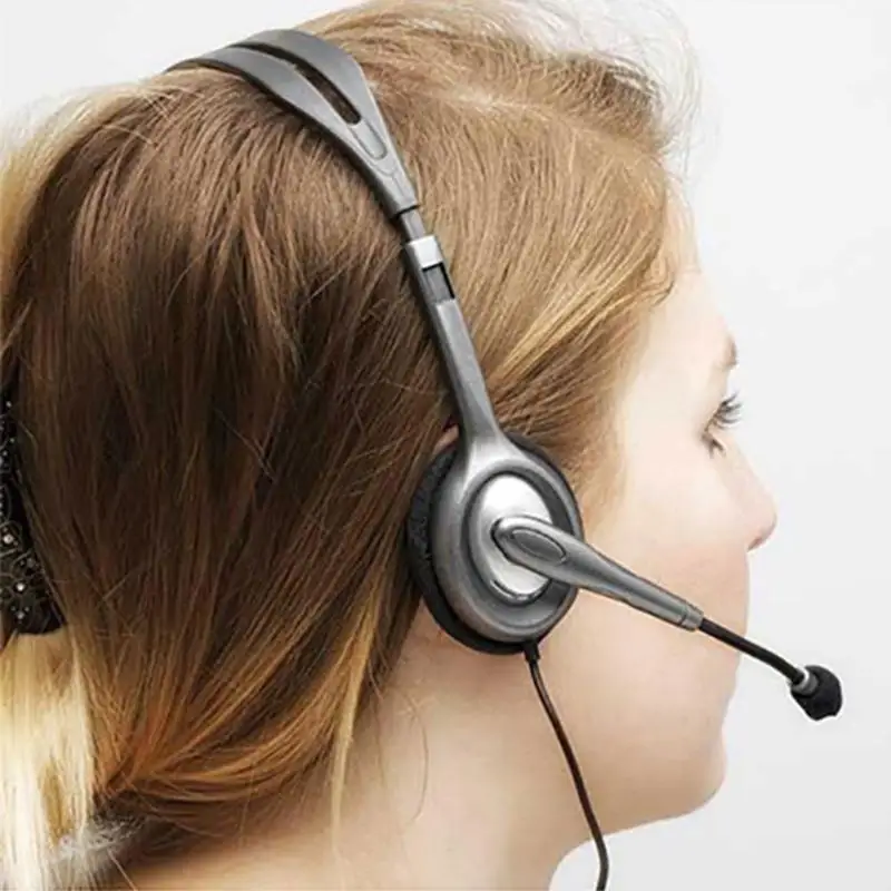 Наушники Logitech H111 стереогарнитура с микрофоном 3 5 мм гарнитуры для игр музыки