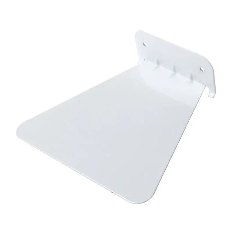 2pcs Modern Iron book shelf wall invisible bookshelf for home decoration Floating Bookshelf(White) |