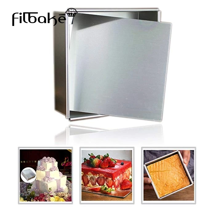 Filbake алюминиевая квадратная Сковорода Из чизкейка шифоновая форма для торта