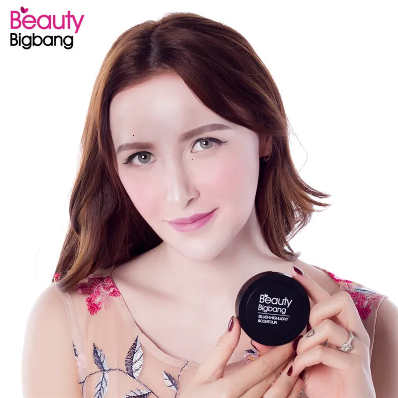 BeautyBigBang 3 цвета пудра для лица хайлайтеры Iluminador бронзатор макияж розовый коричневый Блестящий бронзер Maquillaje палитра контур