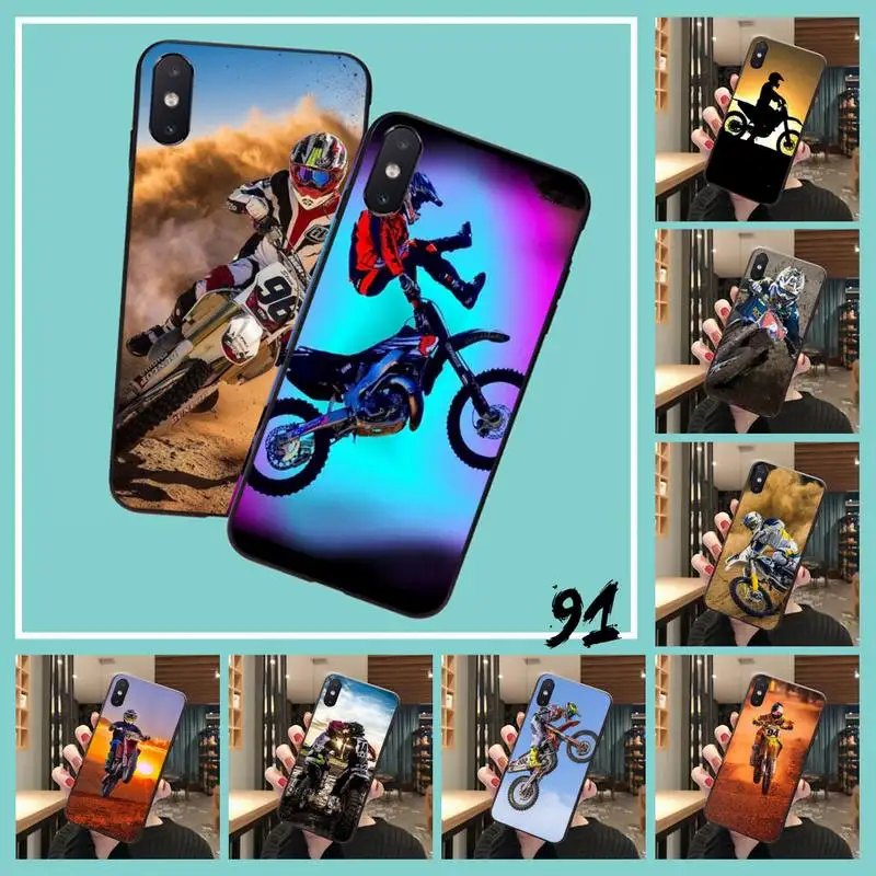 Yinuoda милый чехол для телефона мотокросса iPhone 11 8 7 6 6S Plus X XS MAX 5 5S SE 2020 XR pro | Мобильные