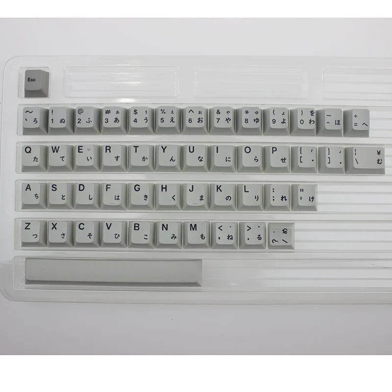 Мини-клавиатура Dye Sub Keycaps гранитный цвет для механической клавиатуры Вишневый японский корень черный шрифт Pbt Keycap Teclado