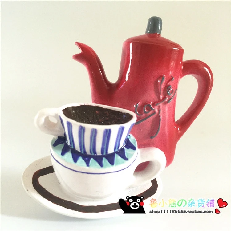 Новые Креативные 3D магниты на холодильник в форме еды милый тостер кофейная