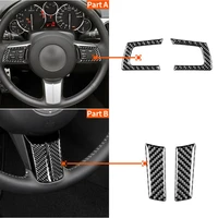 carbon fiber steering wheel panel cover trim for mazda mx 5 miata mx5 nc roadster 2009 2015