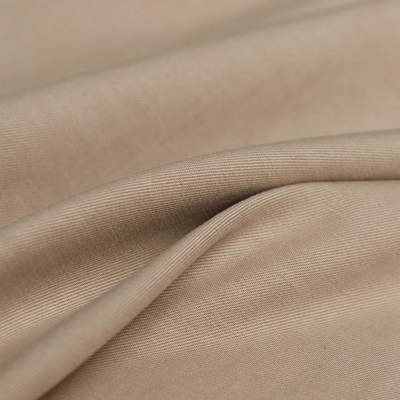 The Cloth 375g/m weight Soft Twill Tencel Cotton Fabrics Materials Autumn Women Windcoat Pants Sewing Cloth Freeshipping