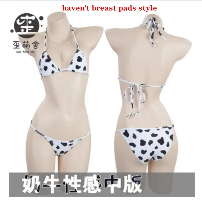 

New Arrival Cow Maid Outfit Cosplay Costumes Cute Sexy Bikini Suit Full Set Female Role Play Prop Clothing In Stock Hot Selling