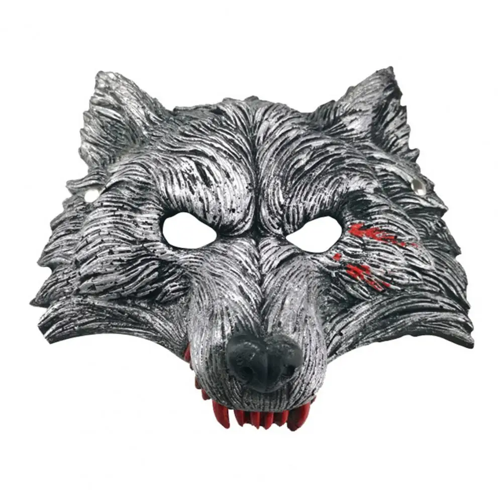 3D маска на Хэллоуин экологическая высокая имитация Волчья реквизит ползучий