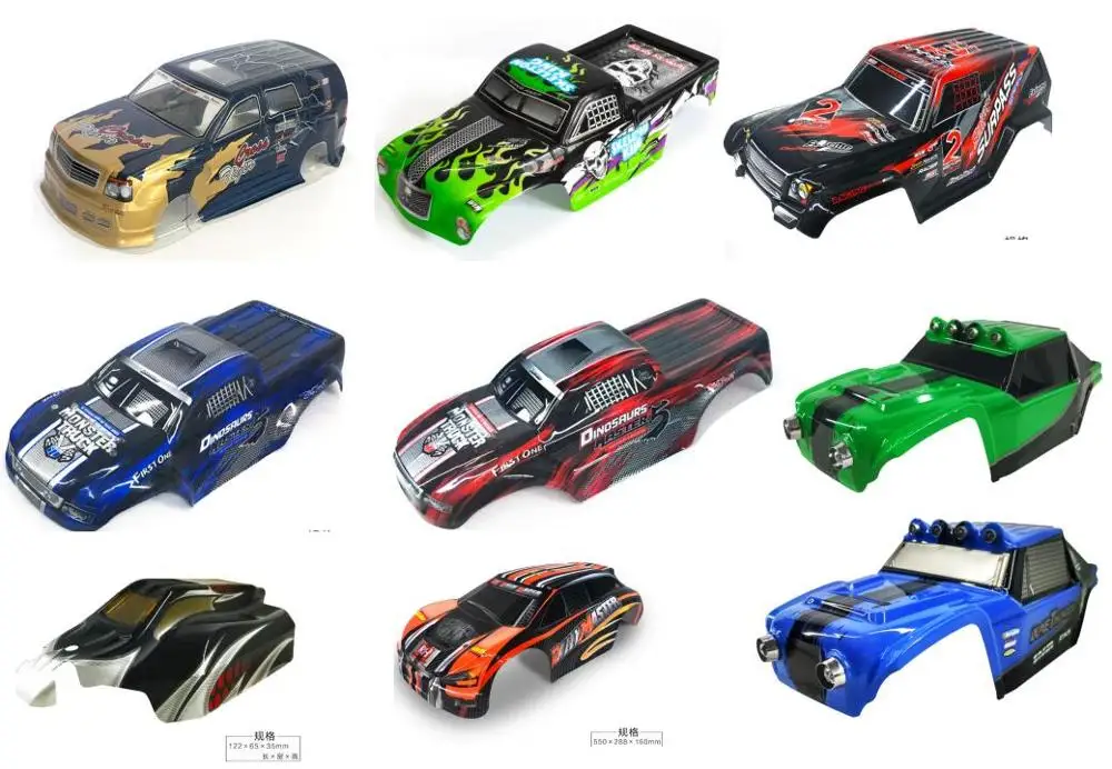 1/8 1/10 1/12 масштаб 1/24 RC игрушечный автомобиль грузовик Truggy/багги/Ралли/ONROAD Корпус