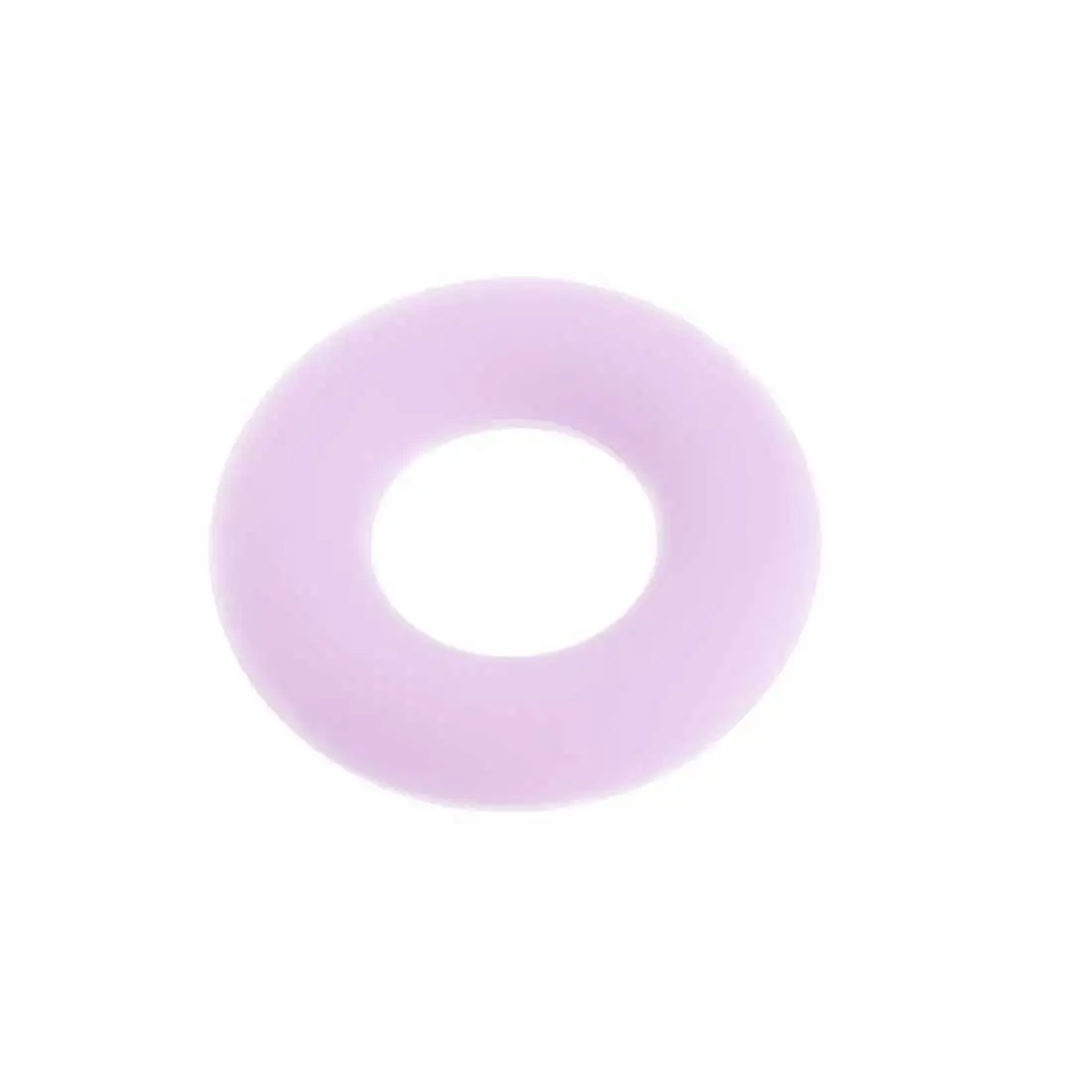 purple 5 шт пончик силиконовые бусины кулон прорезывание зубов Ожерелье Милые детские игрушки жевательные ювелирные изделия держатель для соски - Цвет: purple