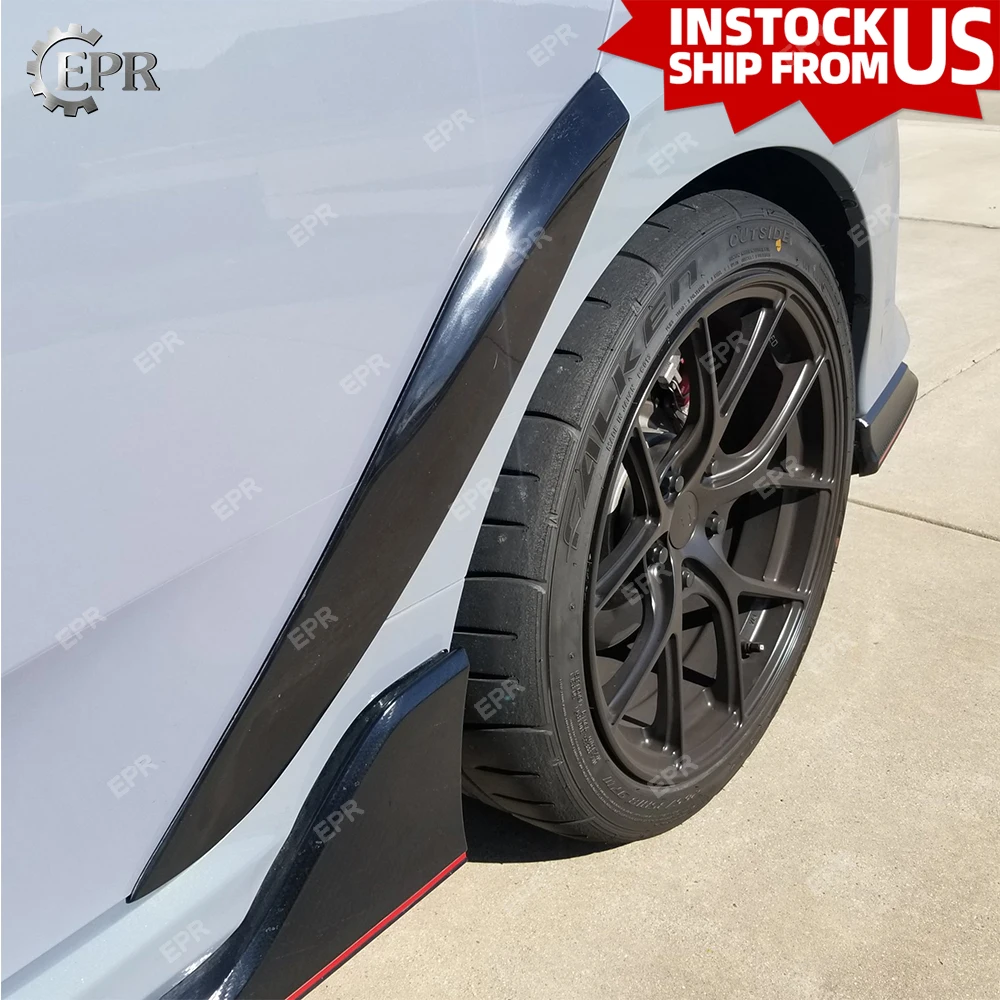 Для Civic type R FK8 17 и VRSAR1 стиль обшивка задних крышек (5 дверных люков) автомобильные
