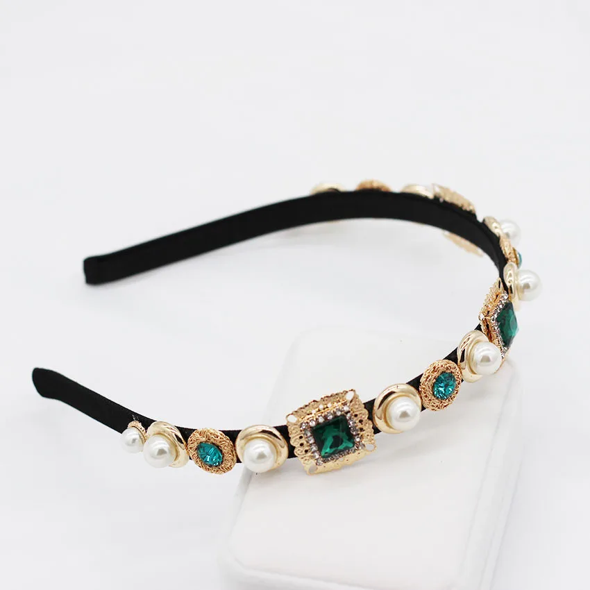 Женская повязка на голову с искусственным жемчугом |