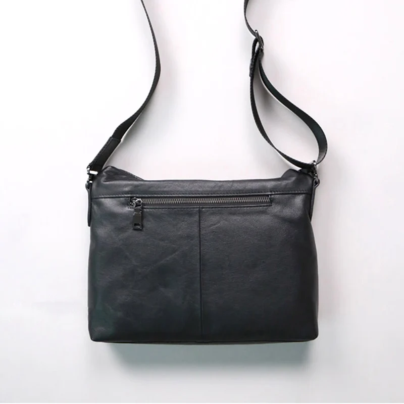 Мужская сумка AETOO из натуральной кожи новая простая Корейская версия наплечной