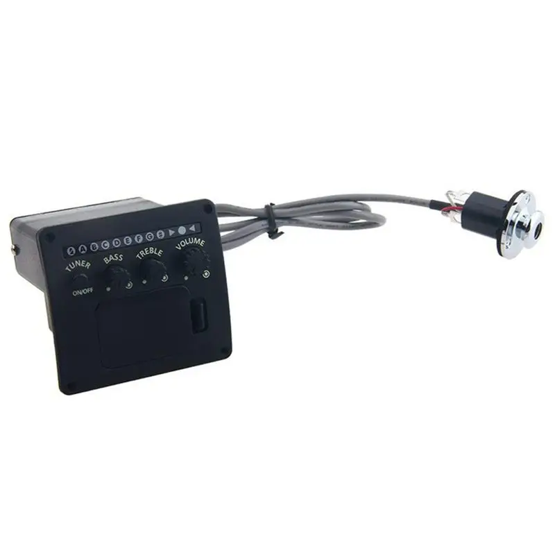 Z5215 черная 3-полосная Акустическая гитара EQ эквалайзер набор Preamp звукосниматель