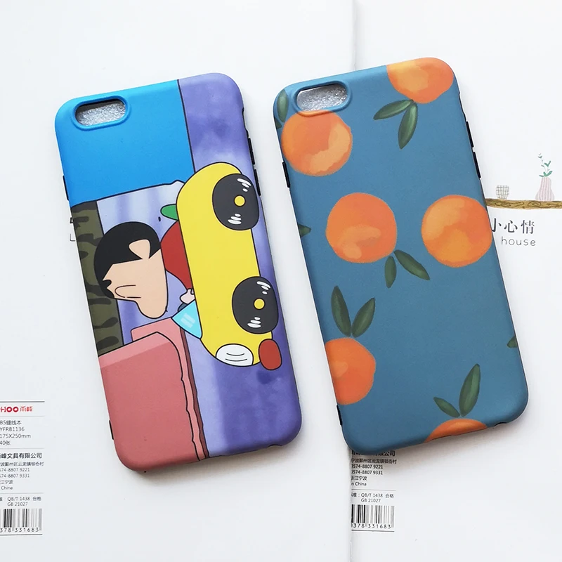 Милый чехол для iPhone 6 6s Plus Новый Модный IMD телефона полуобъемный рисунок красивая