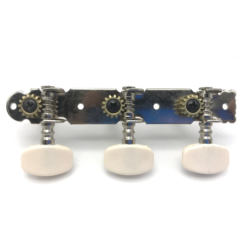 A Set 3R3L Locking String Tuners Tuning Pegs Keys Machine Heads for Folk Acoustic Guitar Chrome Music Instrument | Спорт и