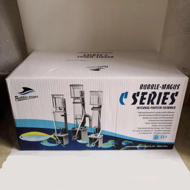 

BM CURVE C3.5 Bubble Magus Internal Protein Skimmer Aquarium Sump Needle Wheel Venturi Pump for 300L Saltwater Marine Reef