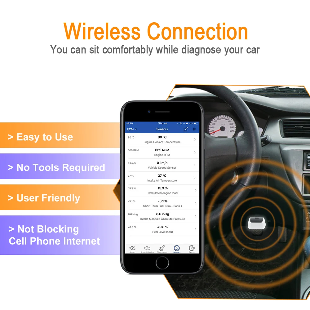 Горячая Распродажа ELM327 V2.2 для IOS/Android/PC ELM 327 V1.5 PIC18F25K80 OBD2 сканер Bluetooth 4,0 wifi OBD Автомобильный диагностический инструмент