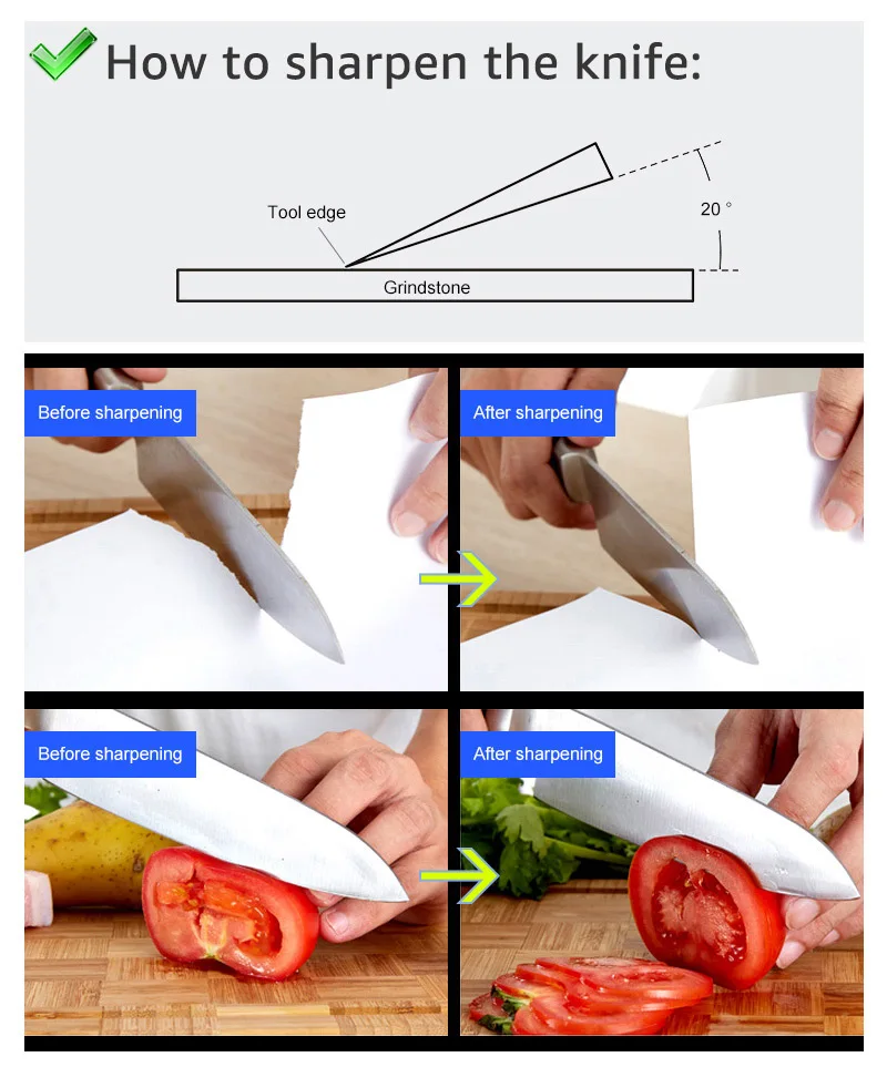 Точилка для ножей с Сотами 400 # 600 1000 | Дом и сад
