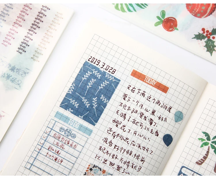 Mr. paper 24 дизайна 4 шт./лот на основе Sketchbook Deco Наклейки из бумаги васи Скрапбукинг пули журнал популярный деко постельное белье наклейки