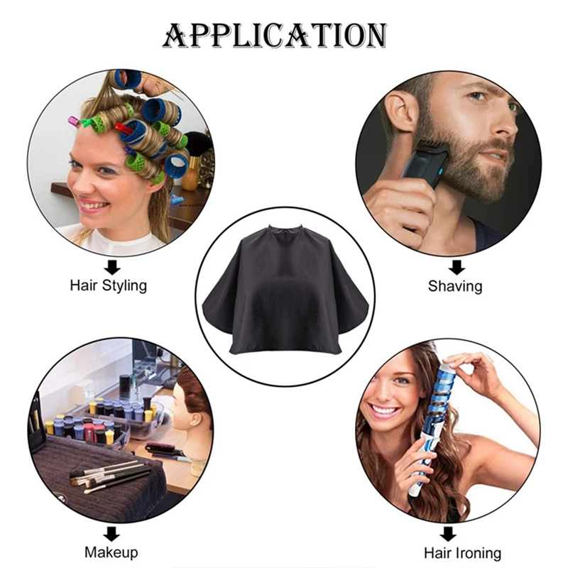 

Professional Hairdressers Gown Adults Haircuts Waterproof Cape Hair Styling Wraps Salon Haircut Tools