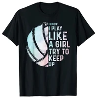 funny volleyball design girls women youth teen sports lovers t shirt tops
