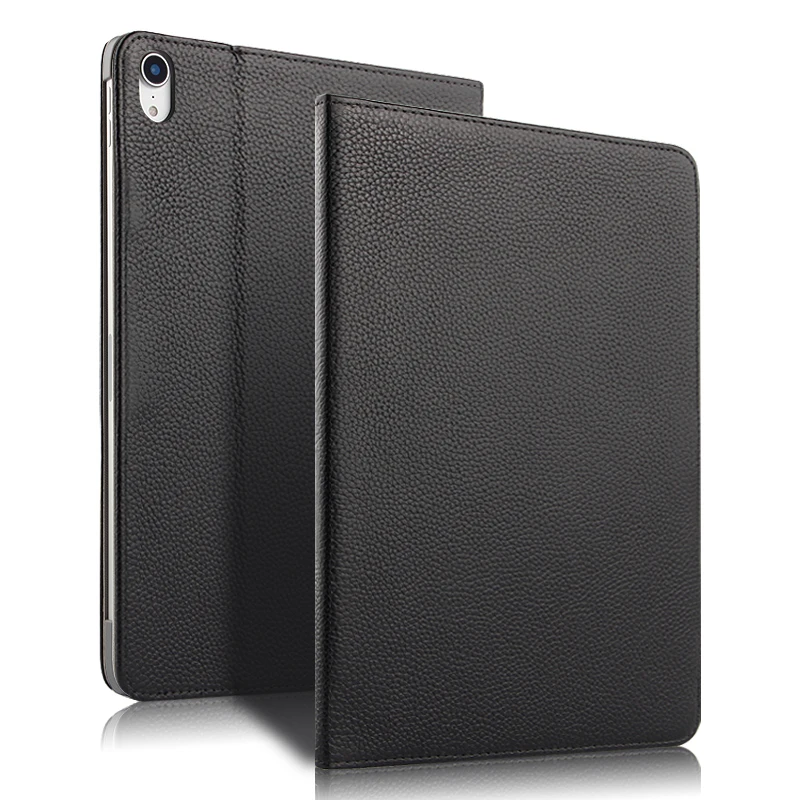 

Case Cowhide For iPad Pro 12.9 2018 Protective Cover Genuine Leather Stand Cover For Apple iPad Pro 12.9 iPad12.9" 2018 Cases